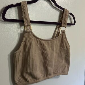Aerie Tan Sports Bra